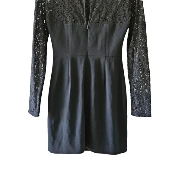 Aritzia Babaton Women's Masaki Black Bustier Lace Mini Cocktail Formal Dress. - Picture 14 of 15